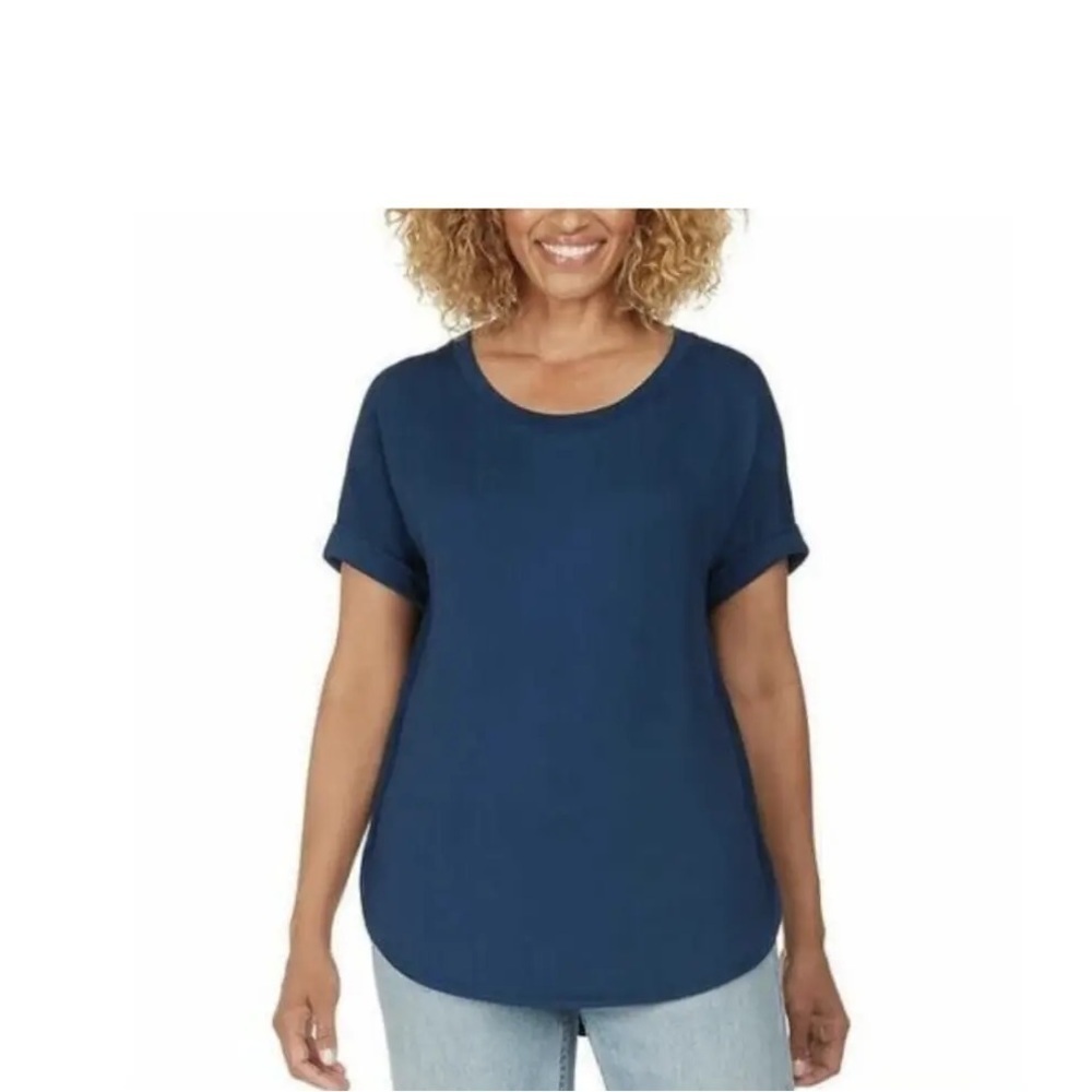 Matty M Women’s Blue Top Size LG - Picture 2 of 5